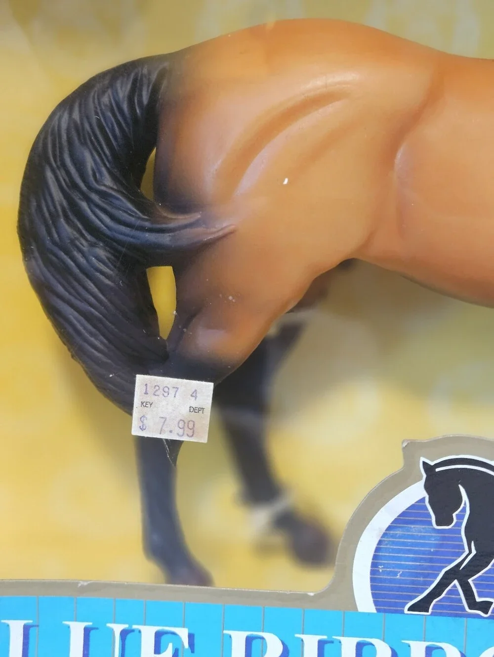 Vintage Blue Box Blue Ribbon Stables Spanish Barb Model Horse #37035 NIB